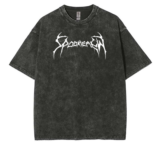 Spookiemew Logo Acid Wash Tee *PRE-ORDER*