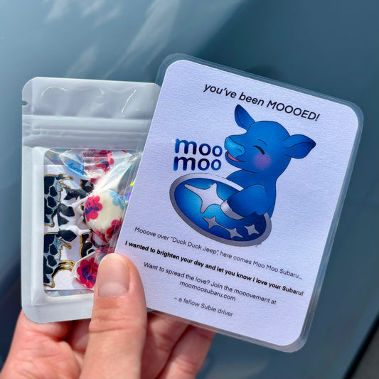 Laminated Moo Cards